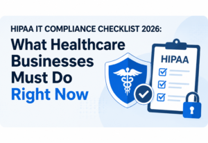 HIPAA IT Compliance Checklist 2026 What Healthcare Businesses Must Do Right Now